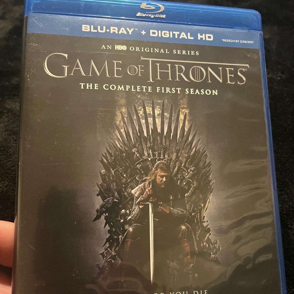 Game Of Thrones Complete season 1 BlueRay DVD